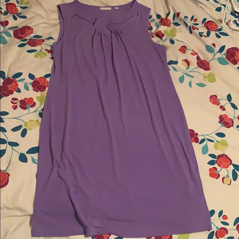 Lavender Purple Cutout Dress
